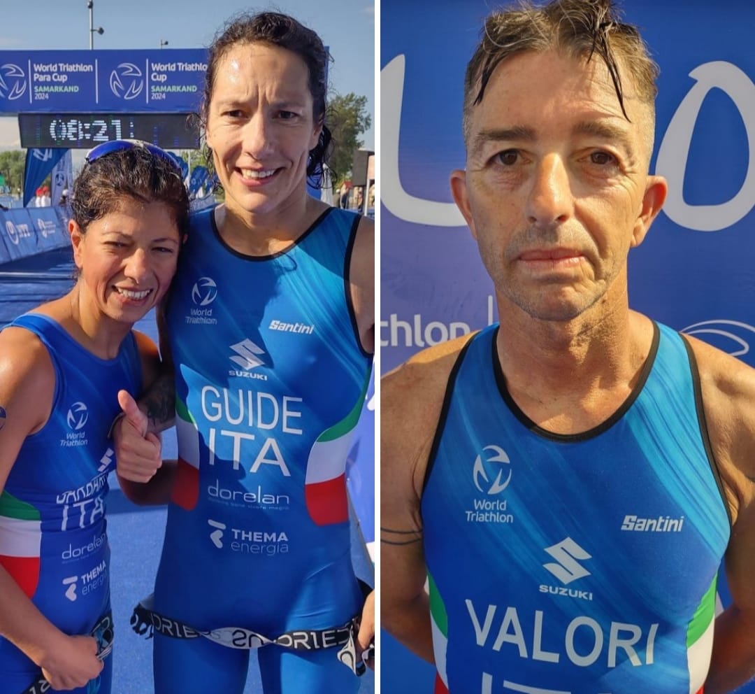 World Triathlon Para Cup Samarkand: argento per Barbaro-Bonin e Valori