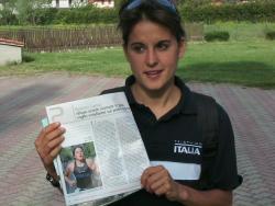 Bea Lanza sul Magazine de 'La Gazzetta dello Sport'