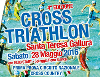 1^ prova circuito Triathlon Cross le start list di Santa Teresa di Gallura