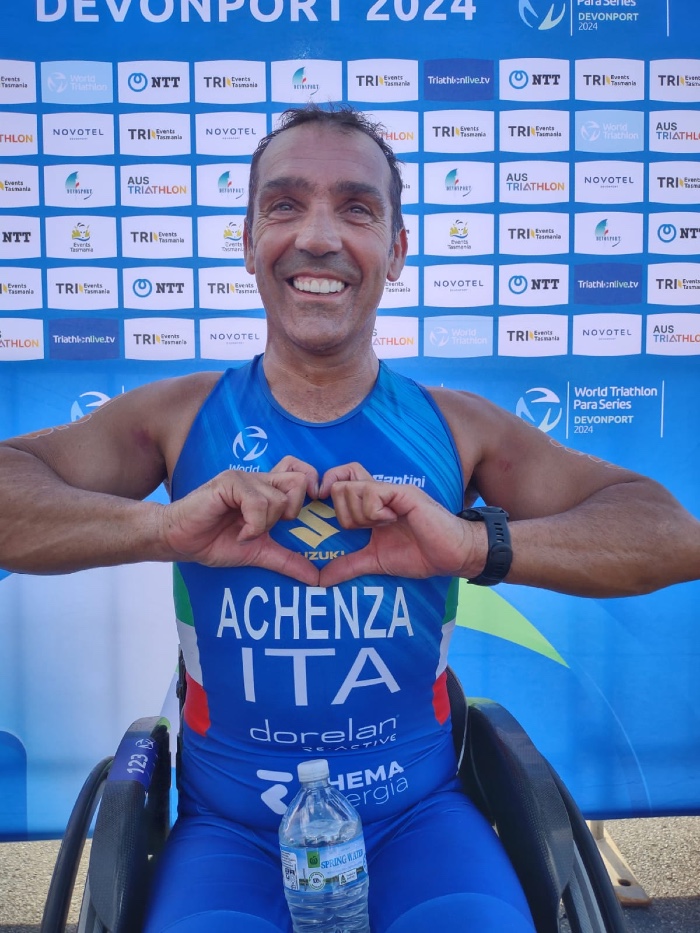 World Triathlon Para Series Devonport: Achenza è oro 