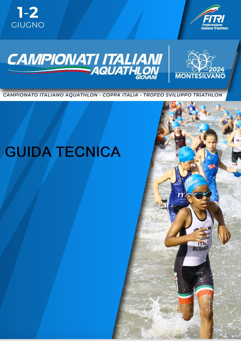 Campionati Italiani Aquathlon Giovani: iscrizioni e guida tecnica
