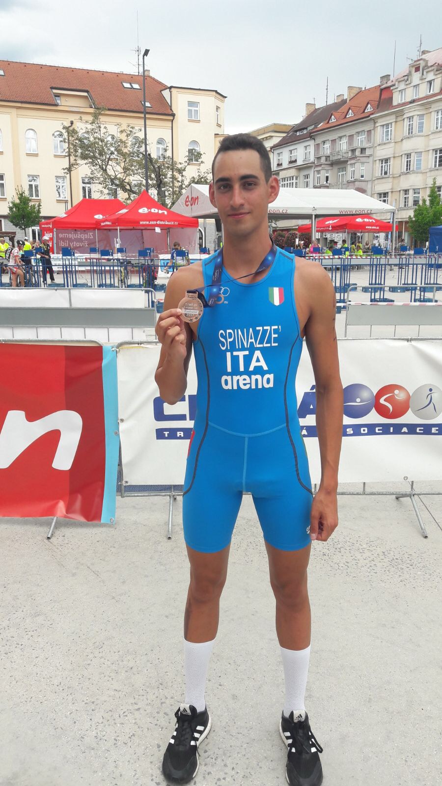 Federico Spinazze' e Tania Molinari conquistano il Bronzo in Coppa Europa Junior di Triathlon a Tabor 