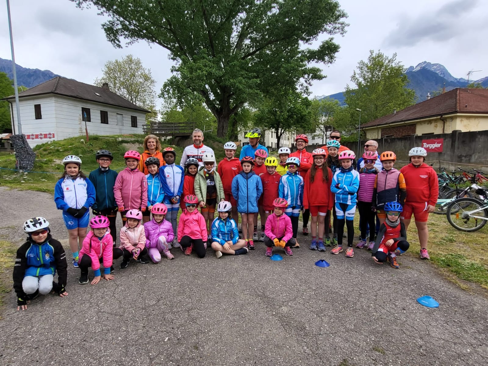 Allenamento collettivo a Merano