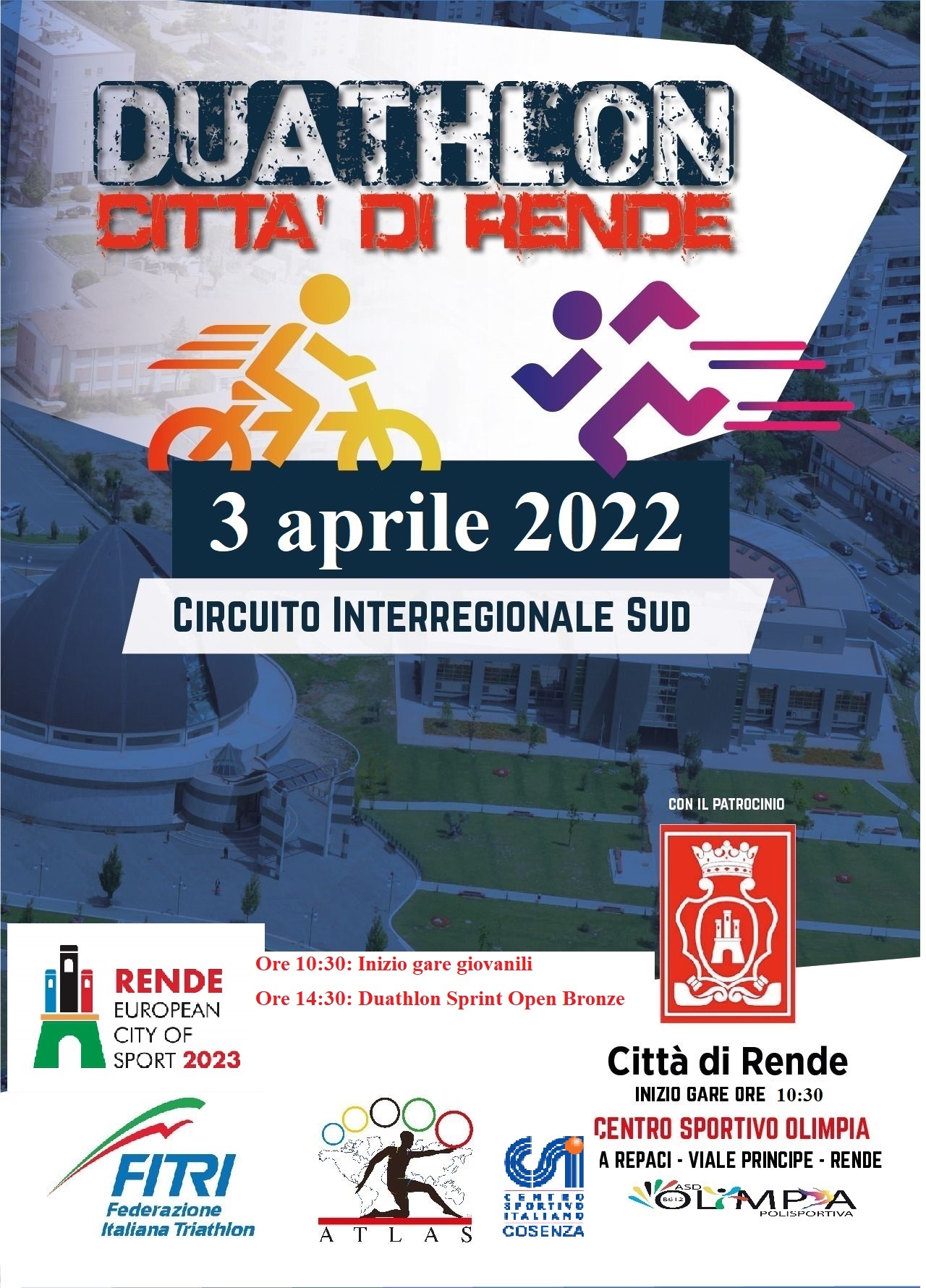 BRIEFING TECNICO DUATHLON CITTA' DI RENDE.