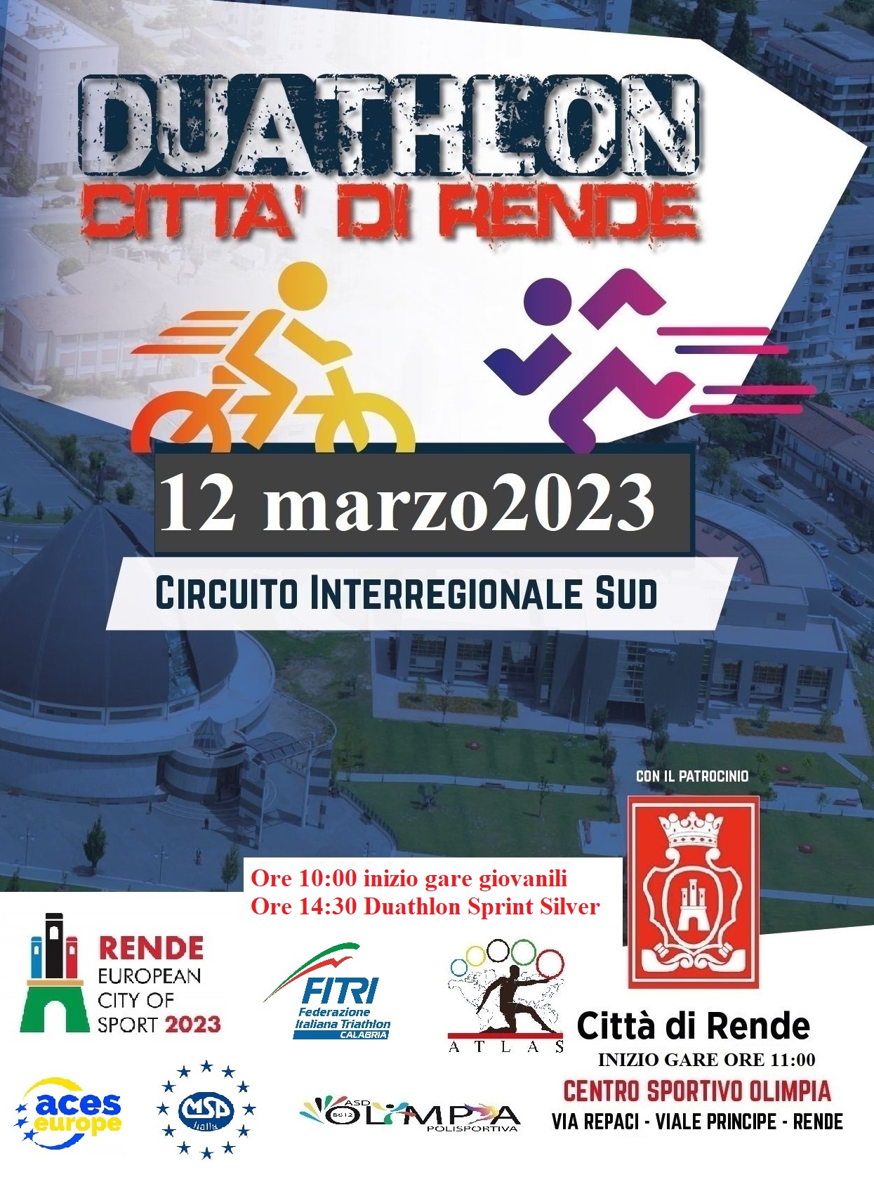 DUATHLON CITTA' DI RENDE - PRIMA GARA DELLA STAGIONE IN CALABRIA