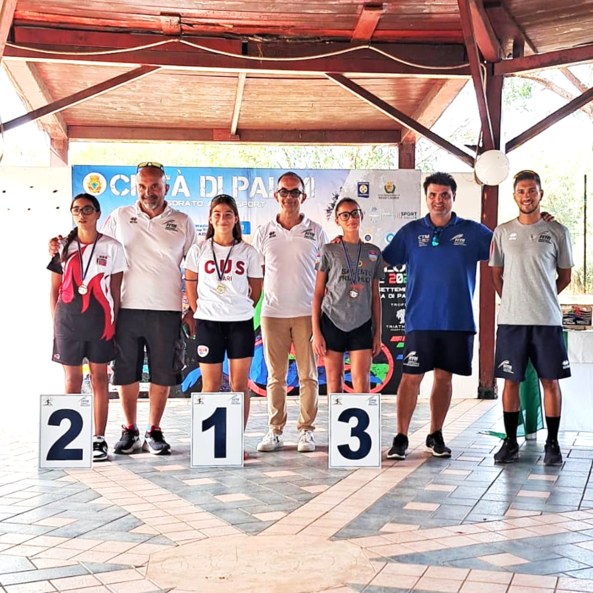 A SAN GREGORIO MATESE (CE)  LA ATLAS TRIATHLON COSENZA VINCE IL TROFEO CIRCUITO SUD 2016 - CATEGORIA GIOVANISSIMI