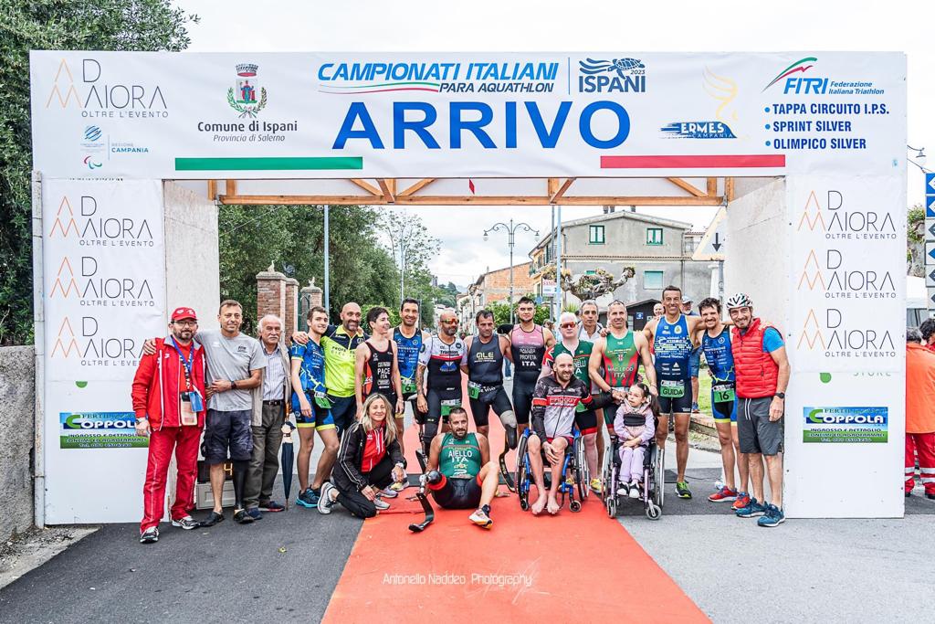 CAMPIONATO ITALIANO DI PARA AQUATHLON AD ISPANI: IL TRIATHLON CHE EMOZIONA