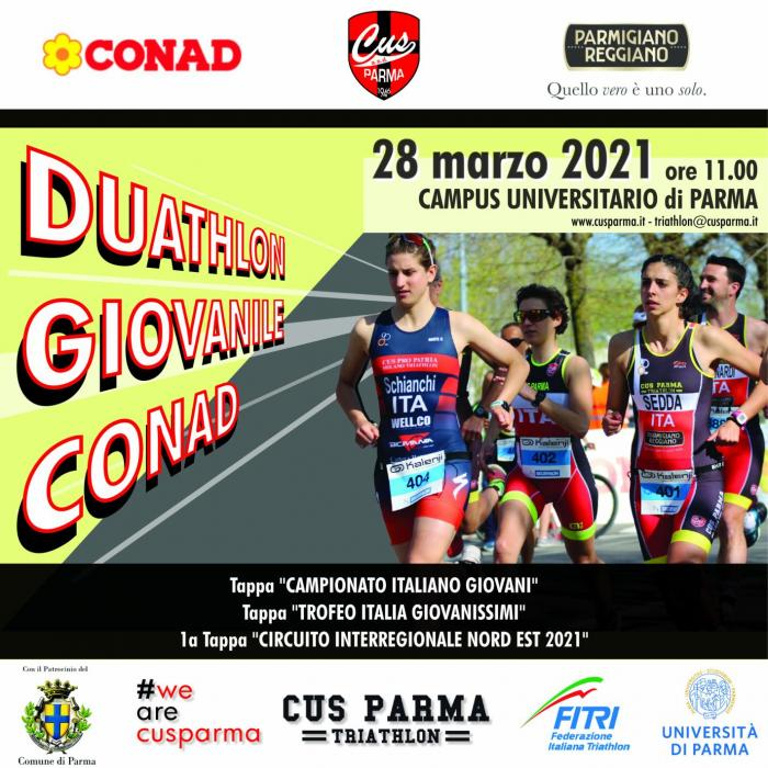 DUATHLON GIOVANILE CONAD DI PARMA: REGOLAMENTO, PERCORSI e INFO