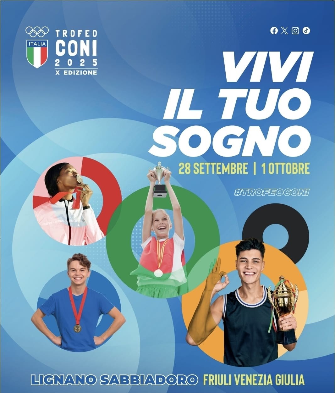 L’Emilia-Romagna al via del Trofeo CONI 2025 con il suo team di giovani triatleti