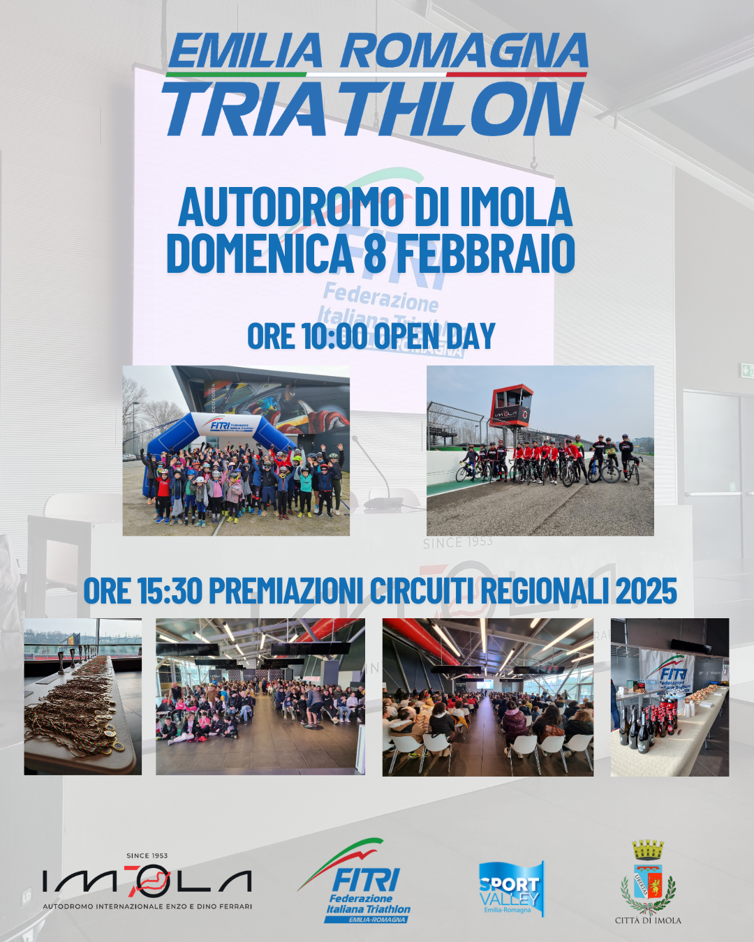 Save the date - 8 febbraio 2026 - Open day e premiazione circuiti regionali 2025