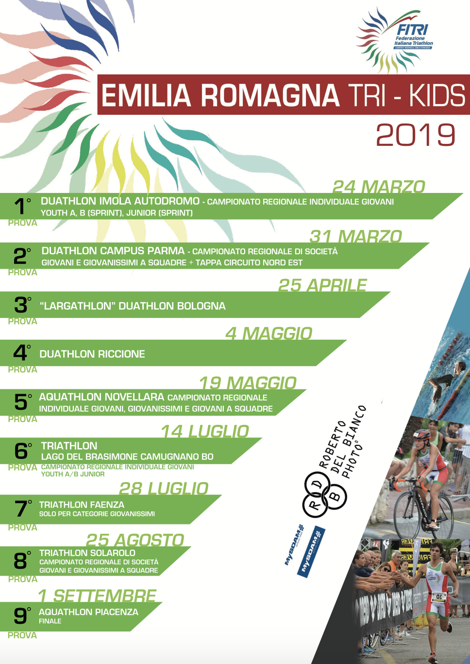 Locandina - Circuito Emilia Romagna Tri-Kids 2019