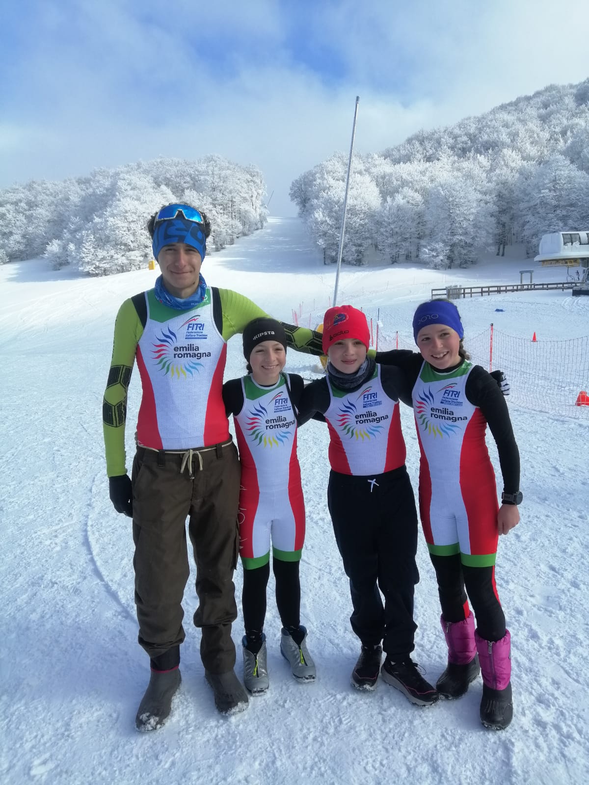 Trofeo CONI Winter Edition 2025, Team Emilia-Romagna Settimi nel Winter Triathlon