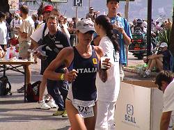 Edith Niederfriniger ha vinto ieri, a Egna Ora (Bz), la mezza maratona