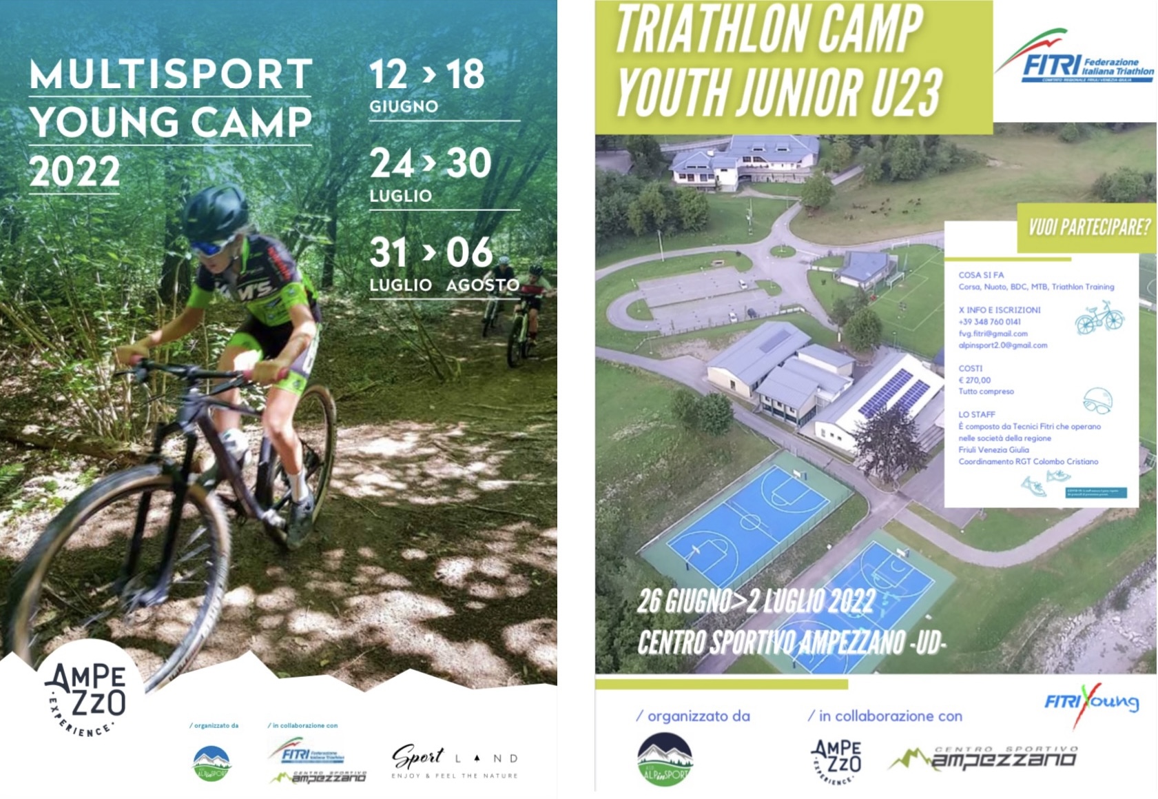 Multisport Young Camp & Triathlon Camp             estate 2022