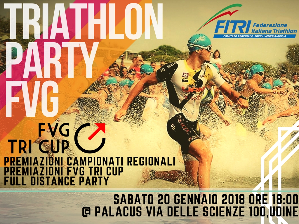 FVG TRIATHLON PARTY 2017- sabato 20 gennaio 2018