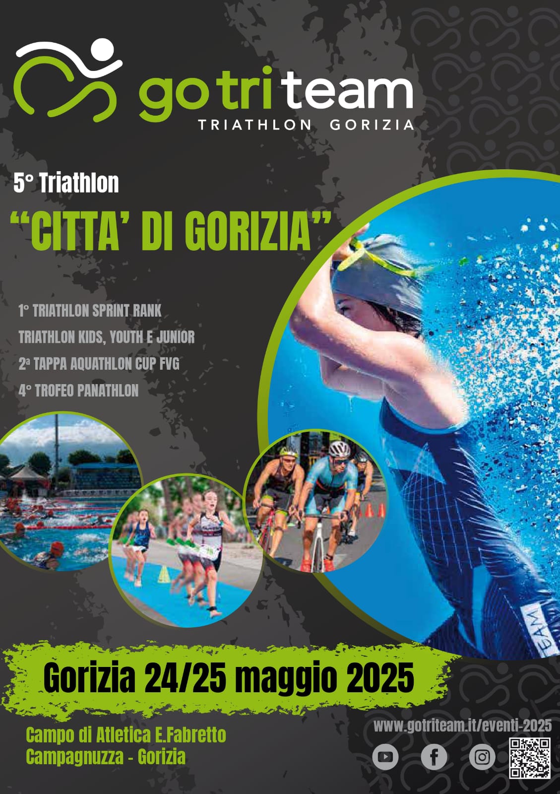 24/25 Maggio weekend di gare a Gorizia! Age Group e giovani