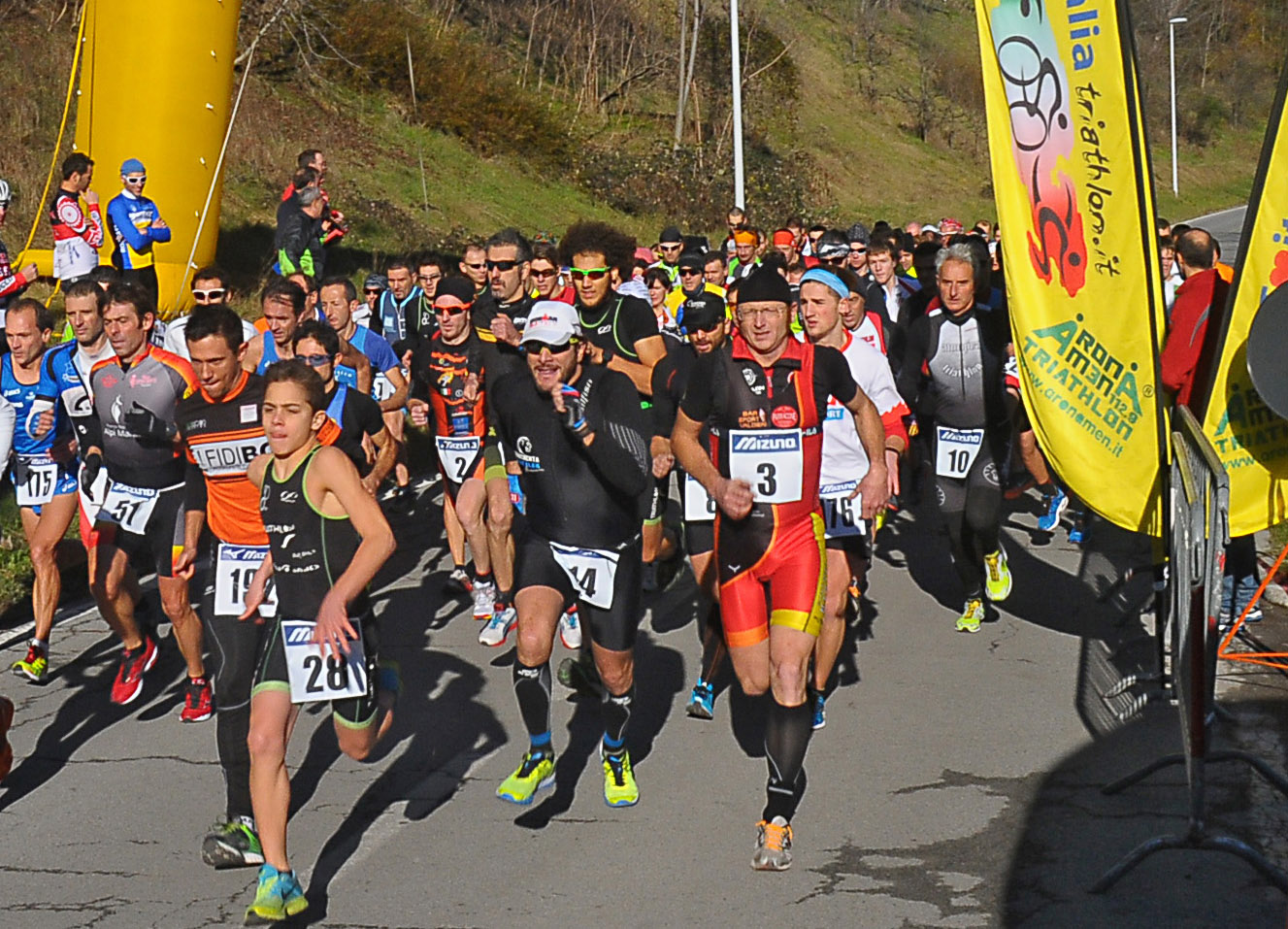 In 160 per il  Duathlon di Natale