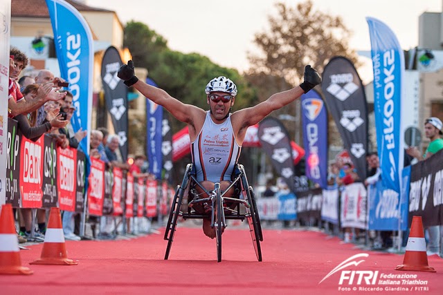 Paratriathlon Riccione arrivo