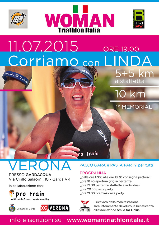 "Corriamo con Linda" con la Woman Triathlon Italia.