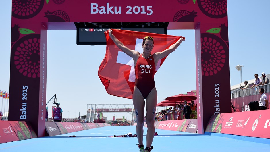 Spirig vince i giochi olimpici europei di Baku 2015