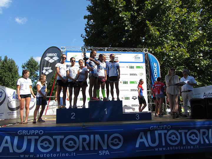 Junior femminile premiazione