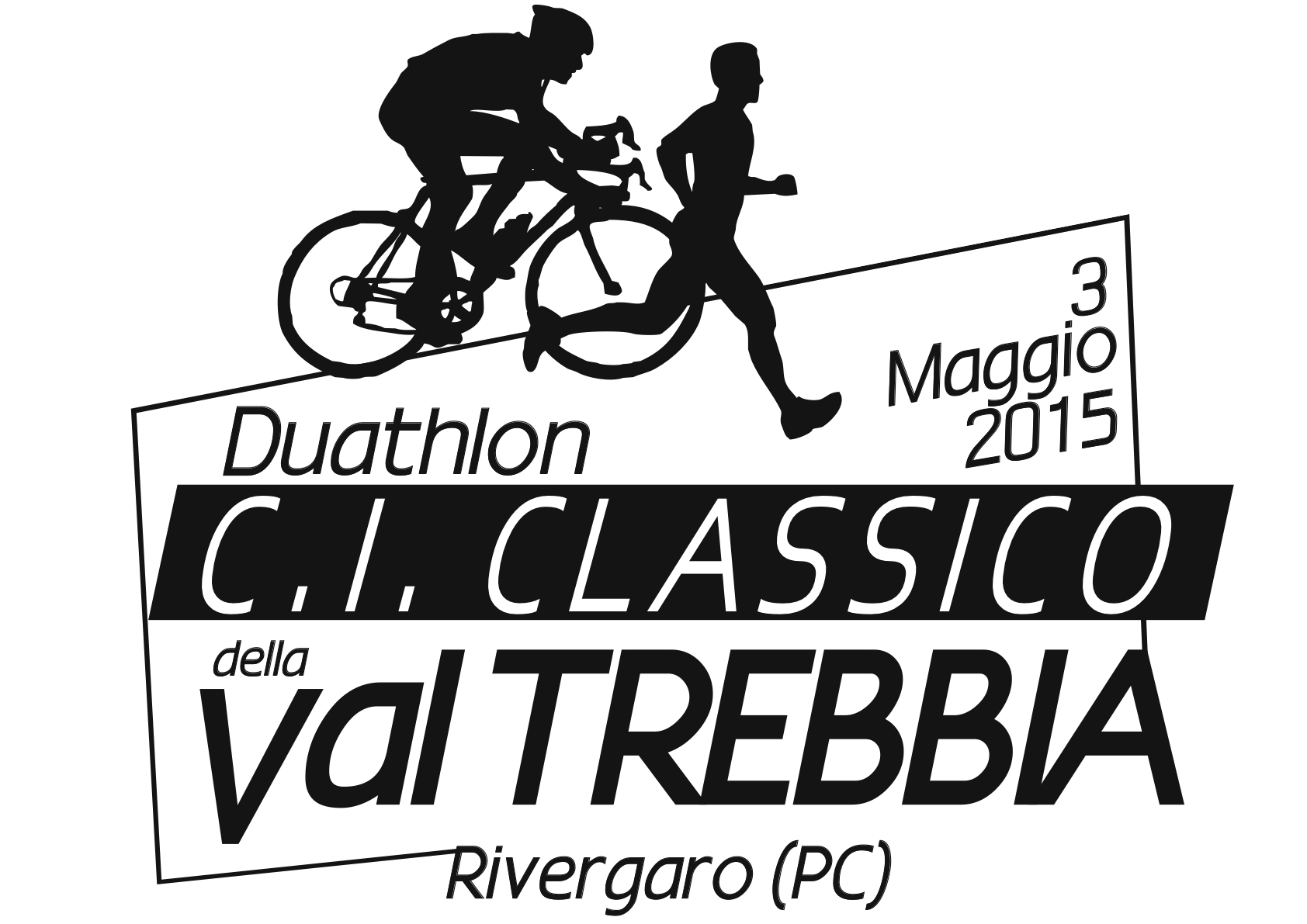 logo duathlon classico val trebbia Rivergaro