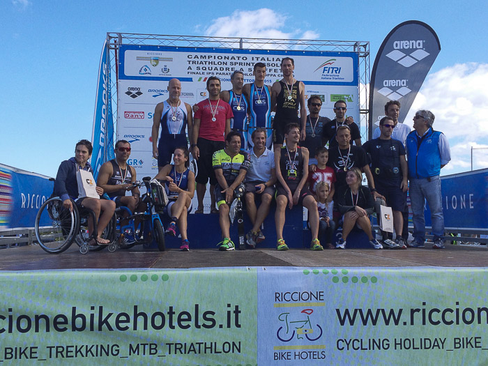 Il Paratriathlon nazionale chiude la stagione a Riccione