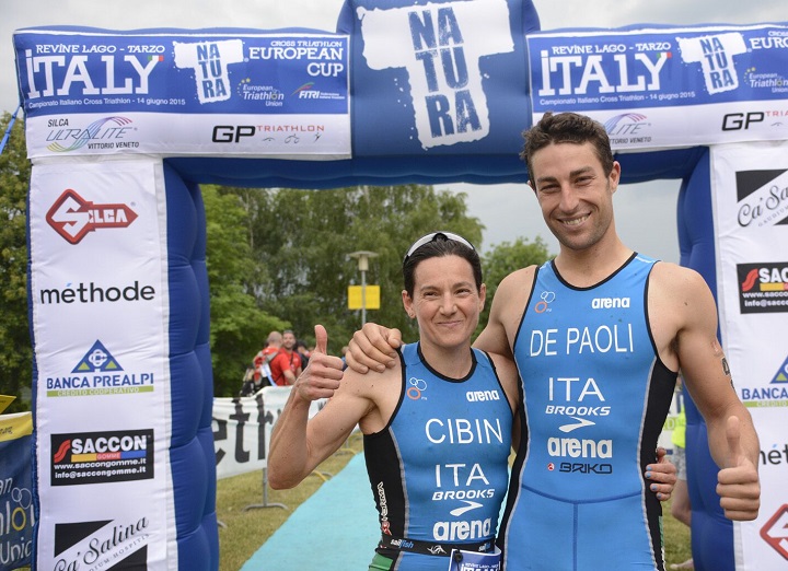 Cibin e De Paoli triathlon cross