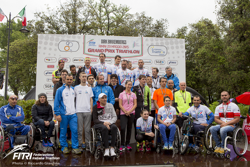 Paratriathlon, assegnati a Rimini i titoli italiani