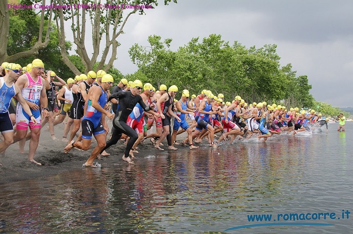 2° Triathlon della Tuscia vincono Riccardo Salvino e  Valeria De Quarto della Minerva Roma