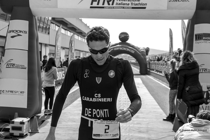 arrivo De Ponti duathlon 2015