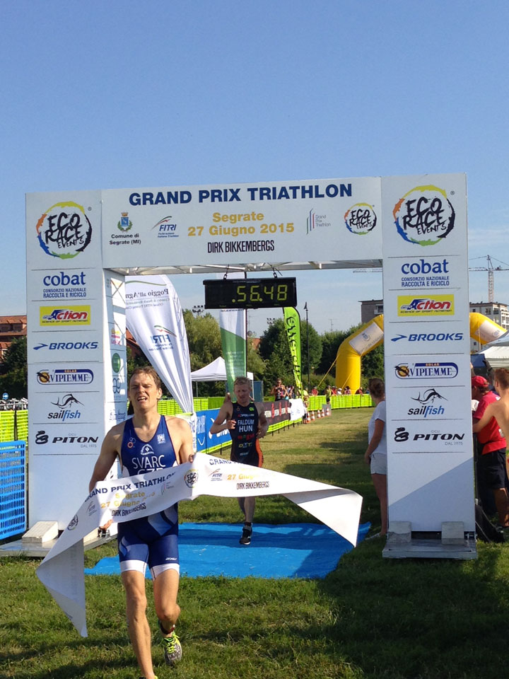 Svarc vince il grand prix triathlon di segrate