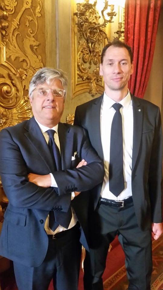 presidente bianchi e ferrarin al quirinale