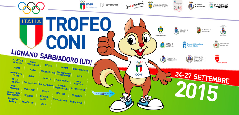 Accesa la fiaccola sul Trofeo CONI a Lignano Sabbiadoro: tutte le informazioni