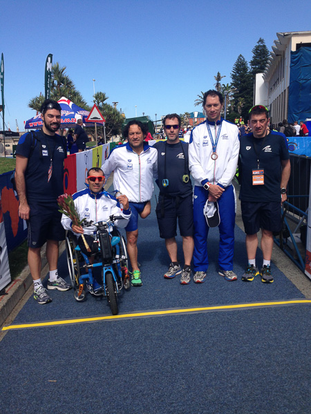 Paratriathlon: exploit  Achenza che vince a Buffalo City! Bronzo Ferrarin e 6° Sasso