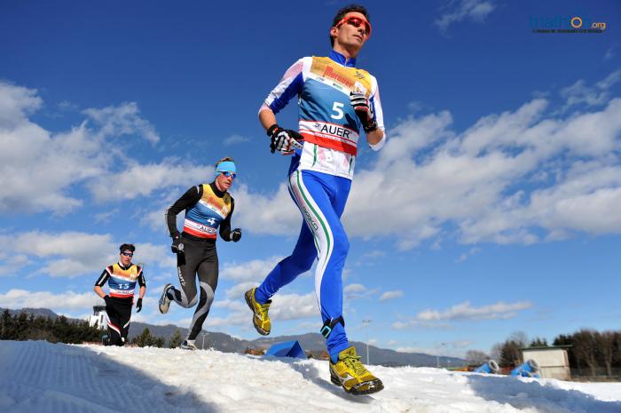 Bronzo Elite Lamastra e Argento U23 Vuerich: e' successo azzurro ai Mondiali di Winter Triathlon!