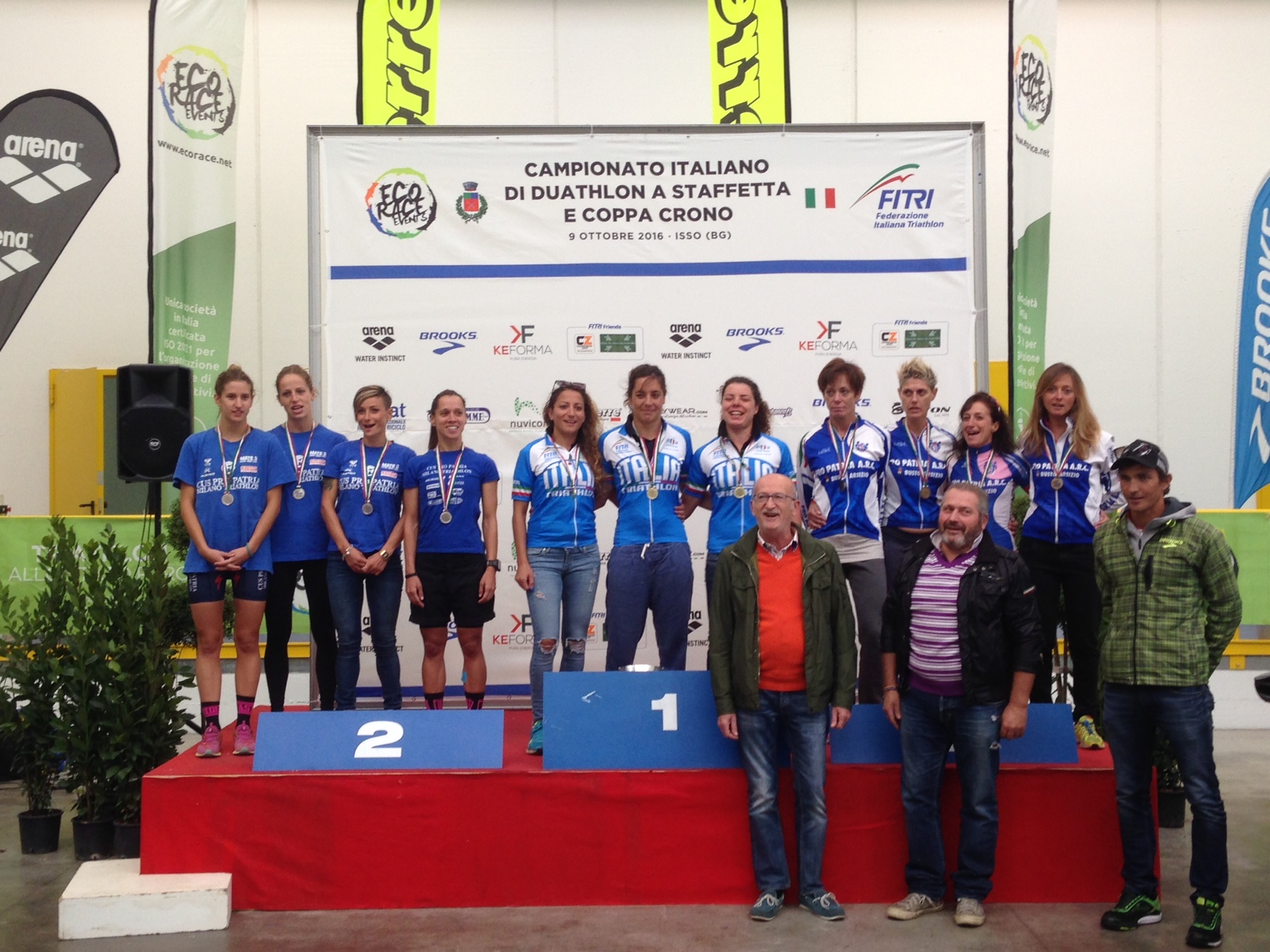 coppa crono duathlon premiazione femminile