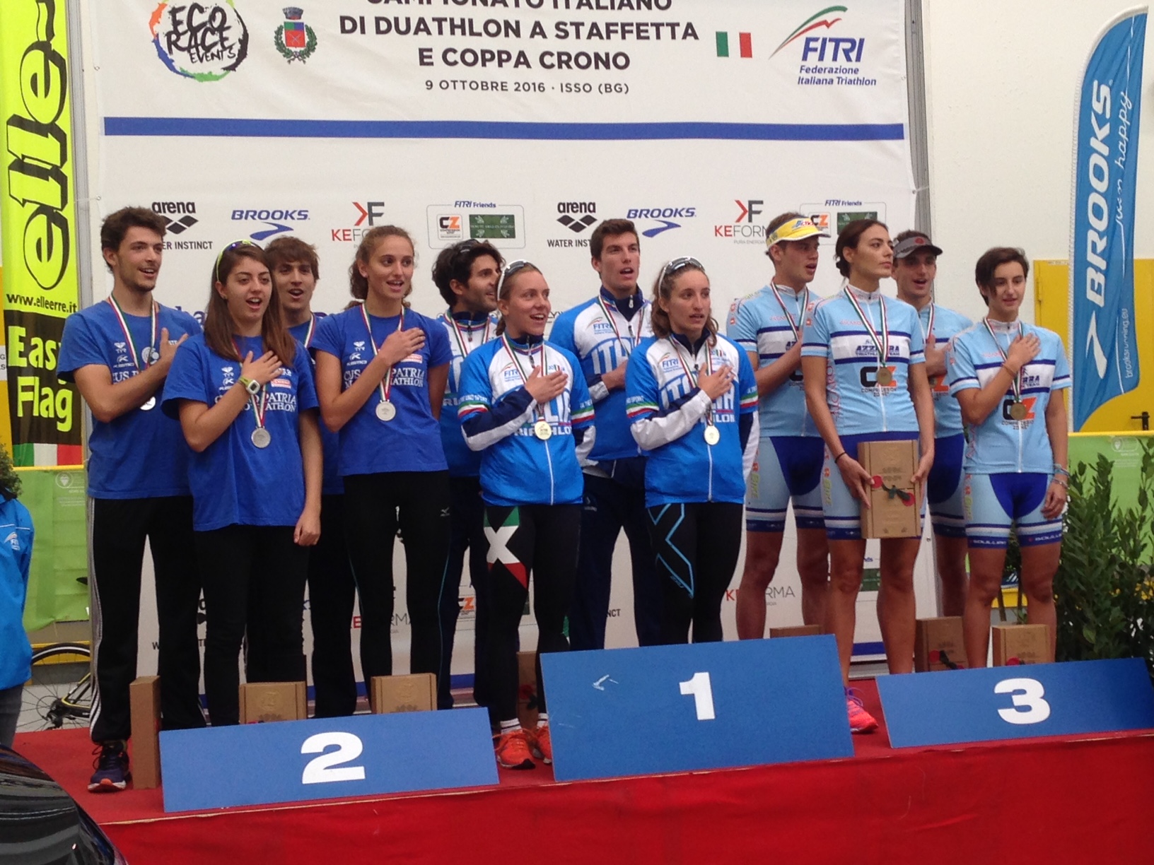 tricolori duathlon a squadre premiazioni