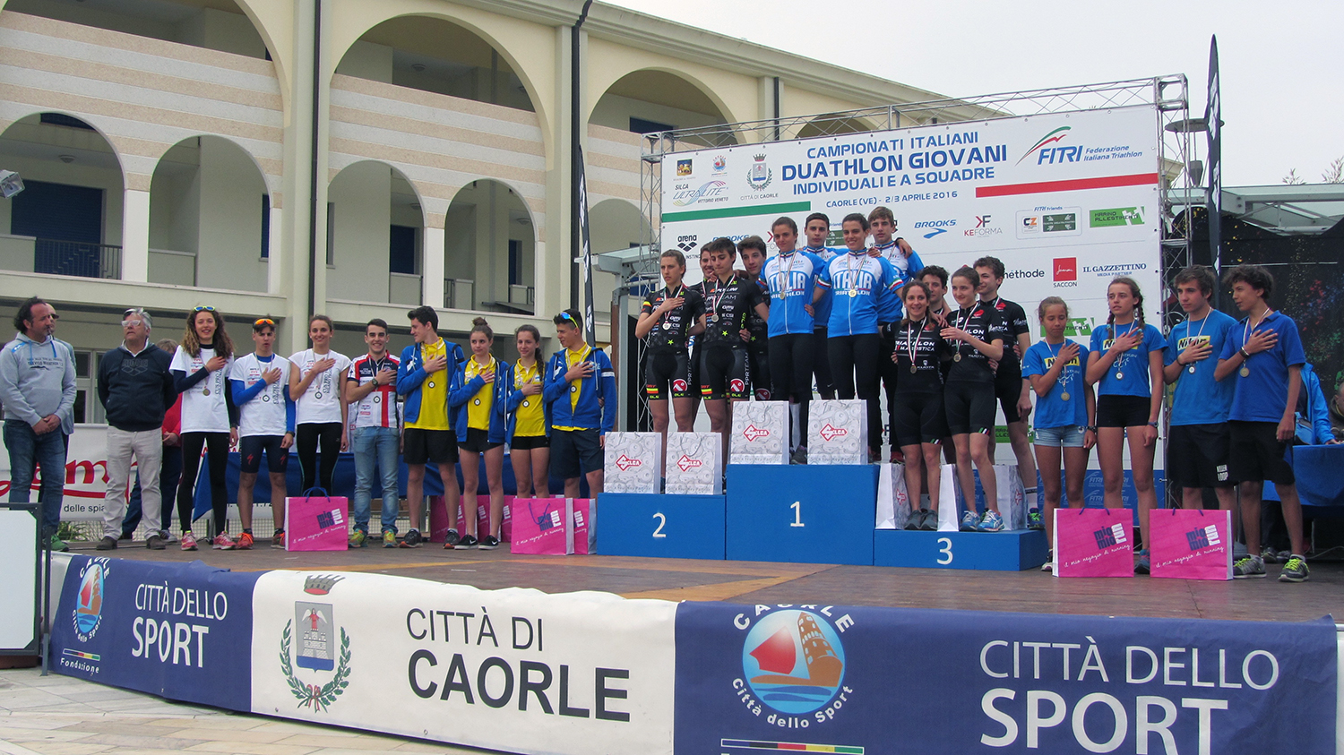 premiazione tricolori youth