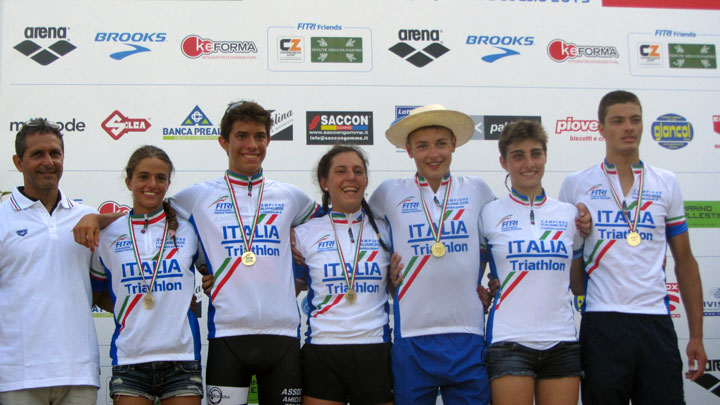 i campioni triathlon giovani 2015