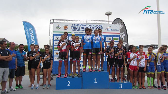 Silca Ultralite (Junior) e PPR Team (Youth) sono le squadre campioni di Triathlon Giovani a Montesilvano! Tutte le classifiche