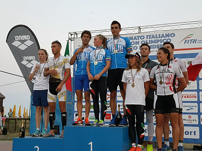 tutti i podi tricolori caorle2016