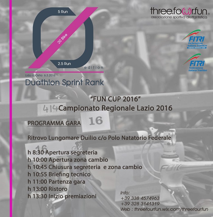 Duathlon Sprint Ostia 2016 - Zero Edition: iscrizioni in chiusura