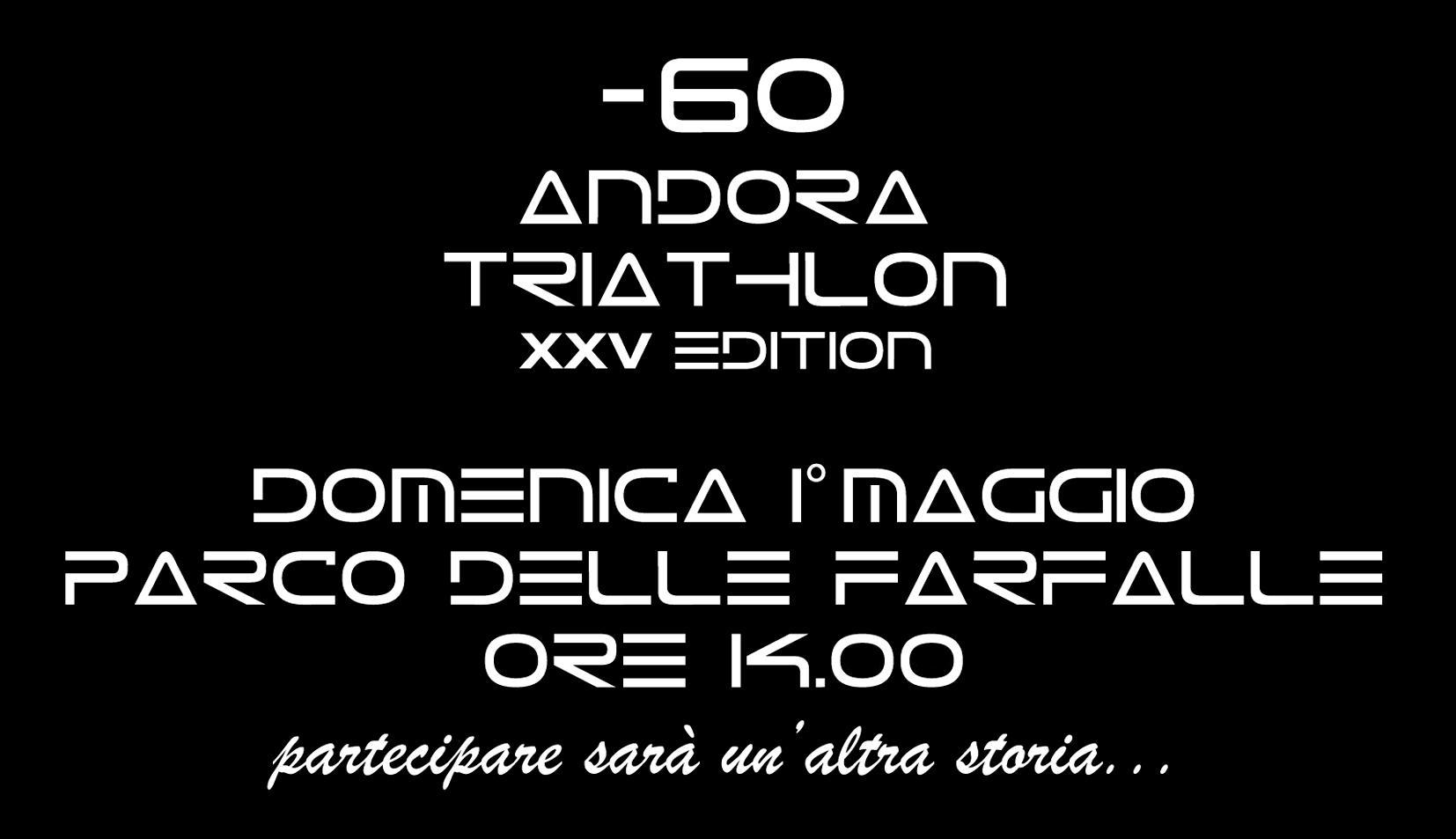 25° Triathlon di Andora il 1 maggio: mancano 60 giorni!