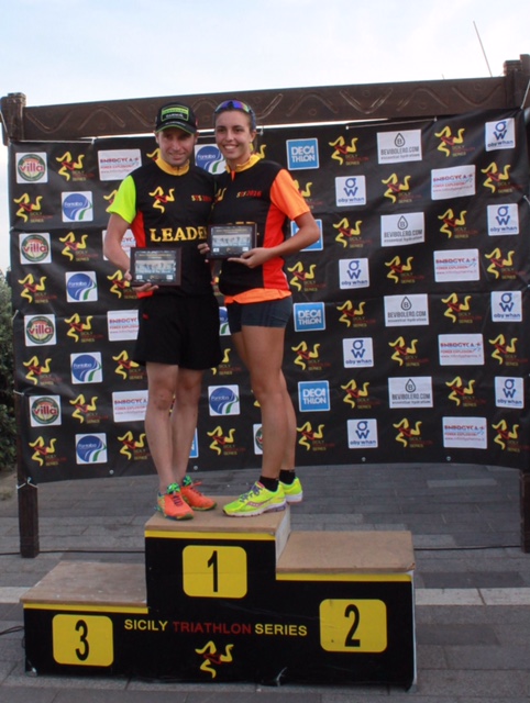 foto 1 i Keith Galea e Cristina Ventura vincitori della Sicily Triathlon Series
