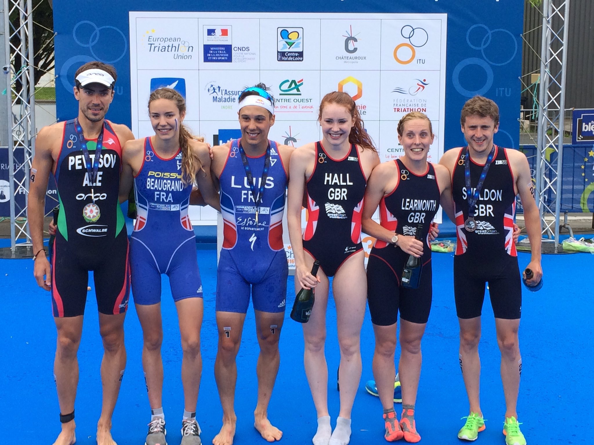 vincitori europei triathlon sprint 2016