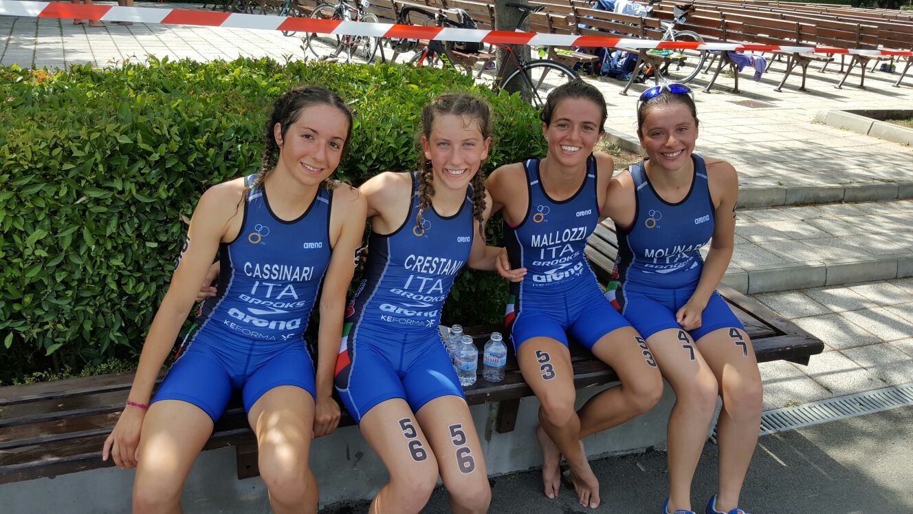 team italia Junior a Burgas Etu Cup