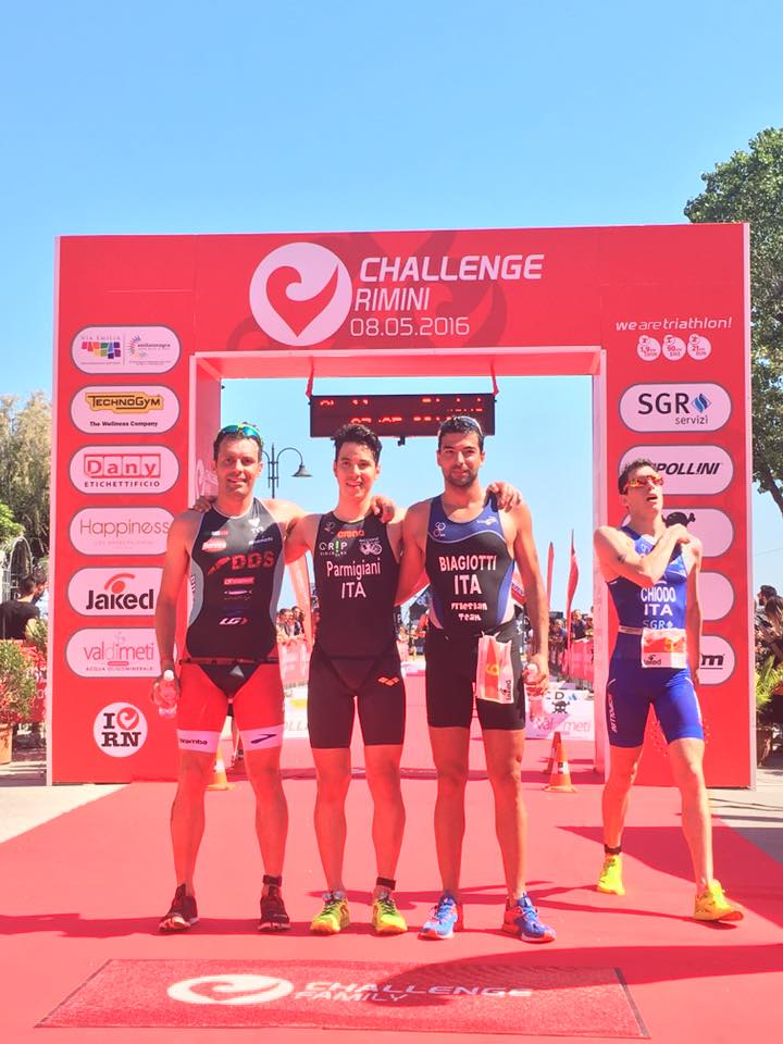 In attesa dell'half distance di Challenge Rimini, le gare su distanza sprint incoronano Michelangelo Parmigiani e Federica Parodi