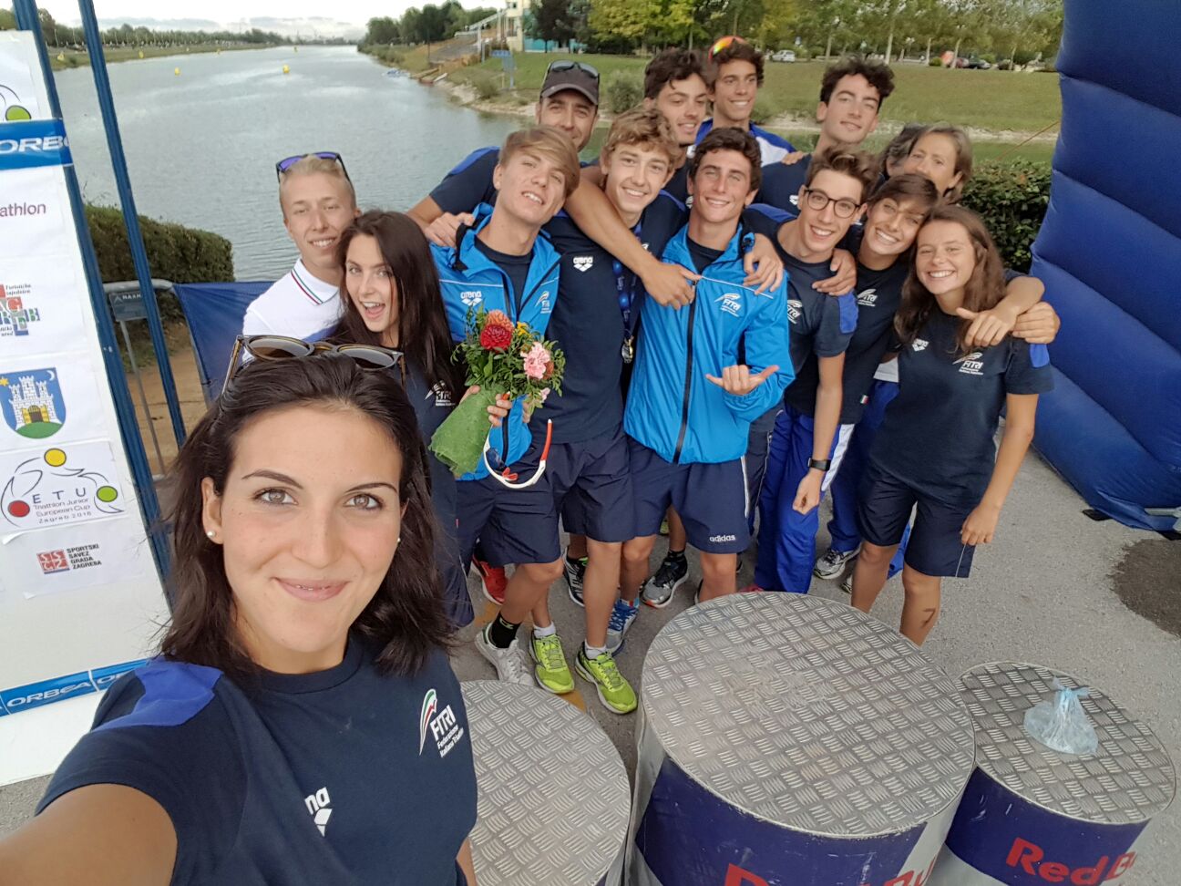 Etu Cup Junior Zagabria selfie