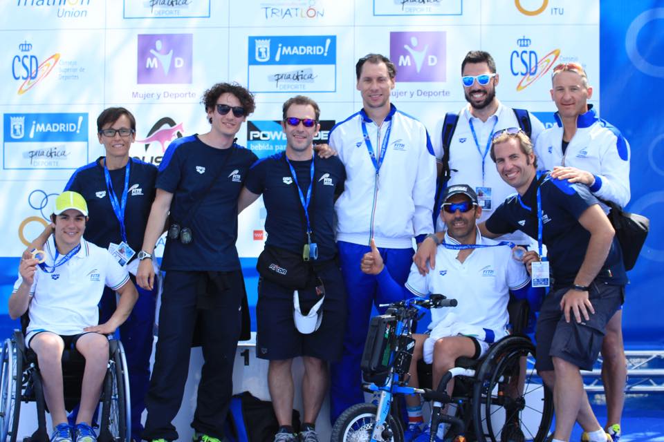 paratriathlon in gruppo